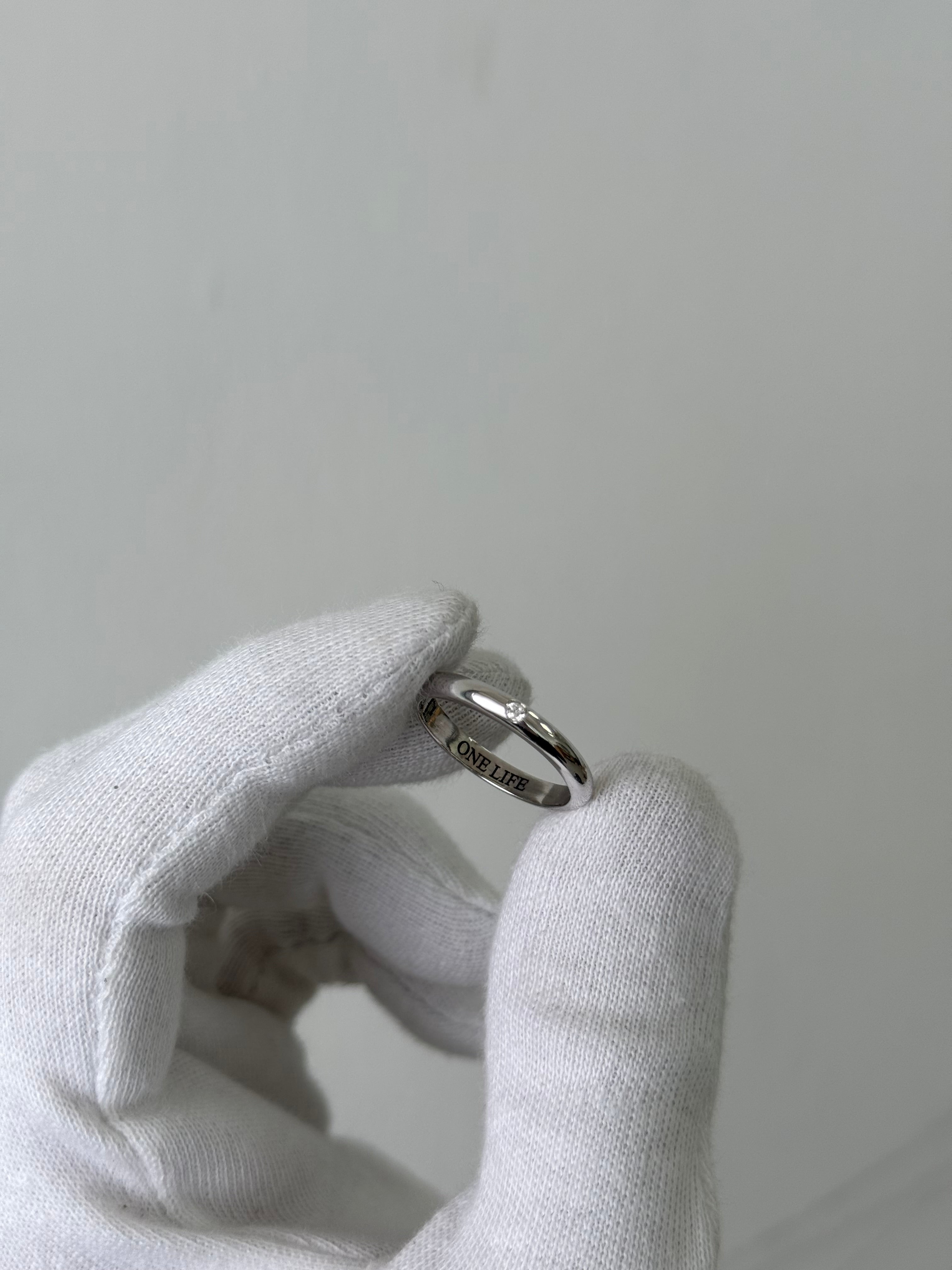 Anello fedina personalizzabile singola