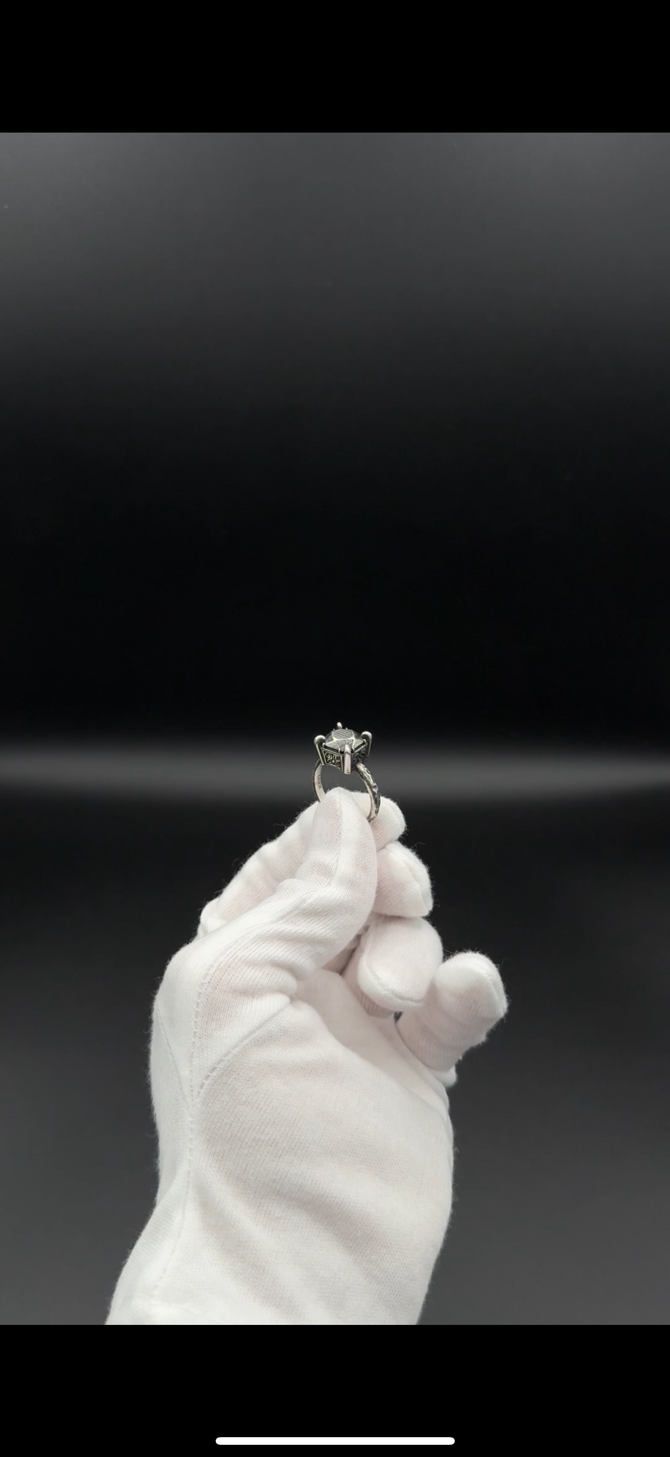 Anello fake diamond
