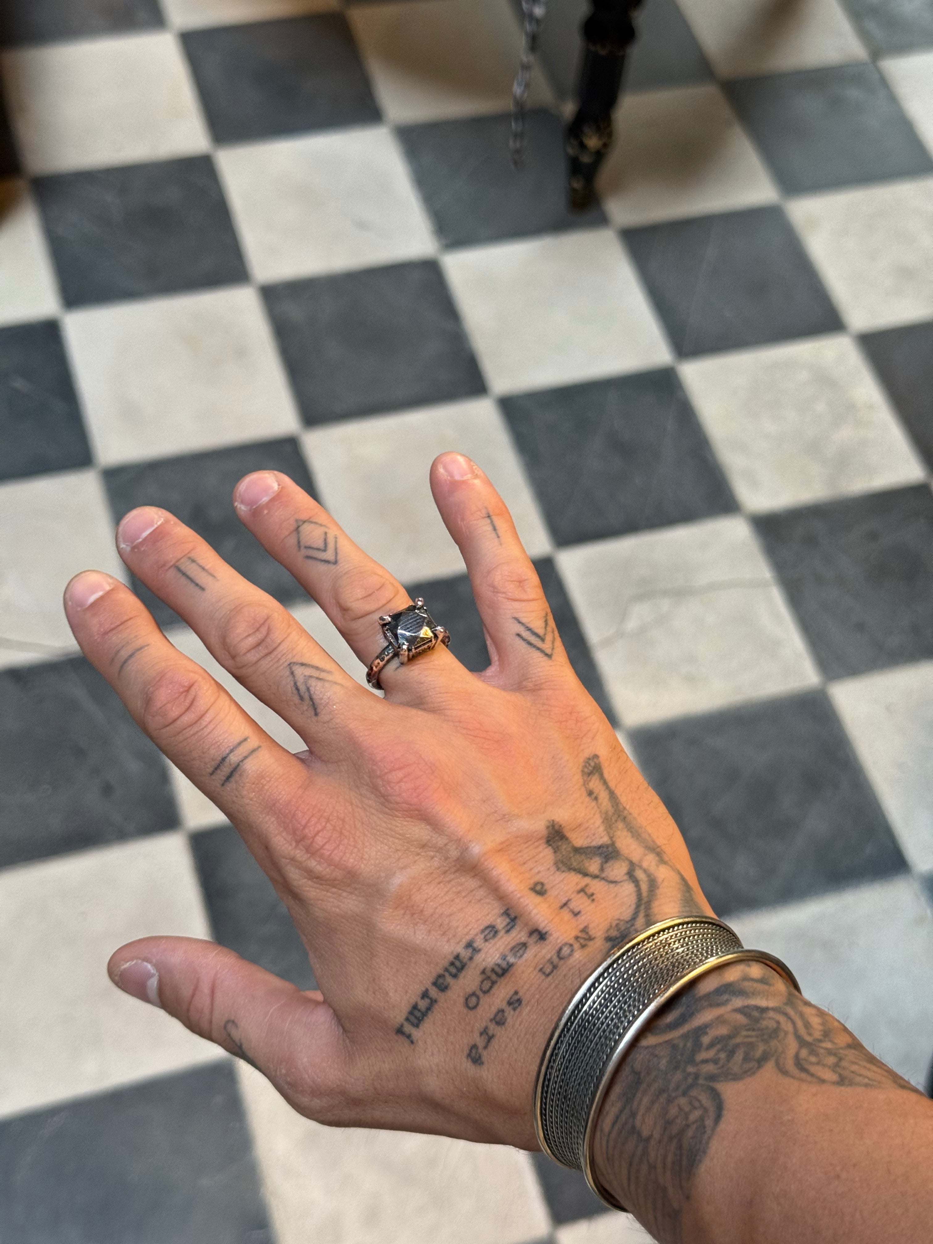 Anello fake diamond